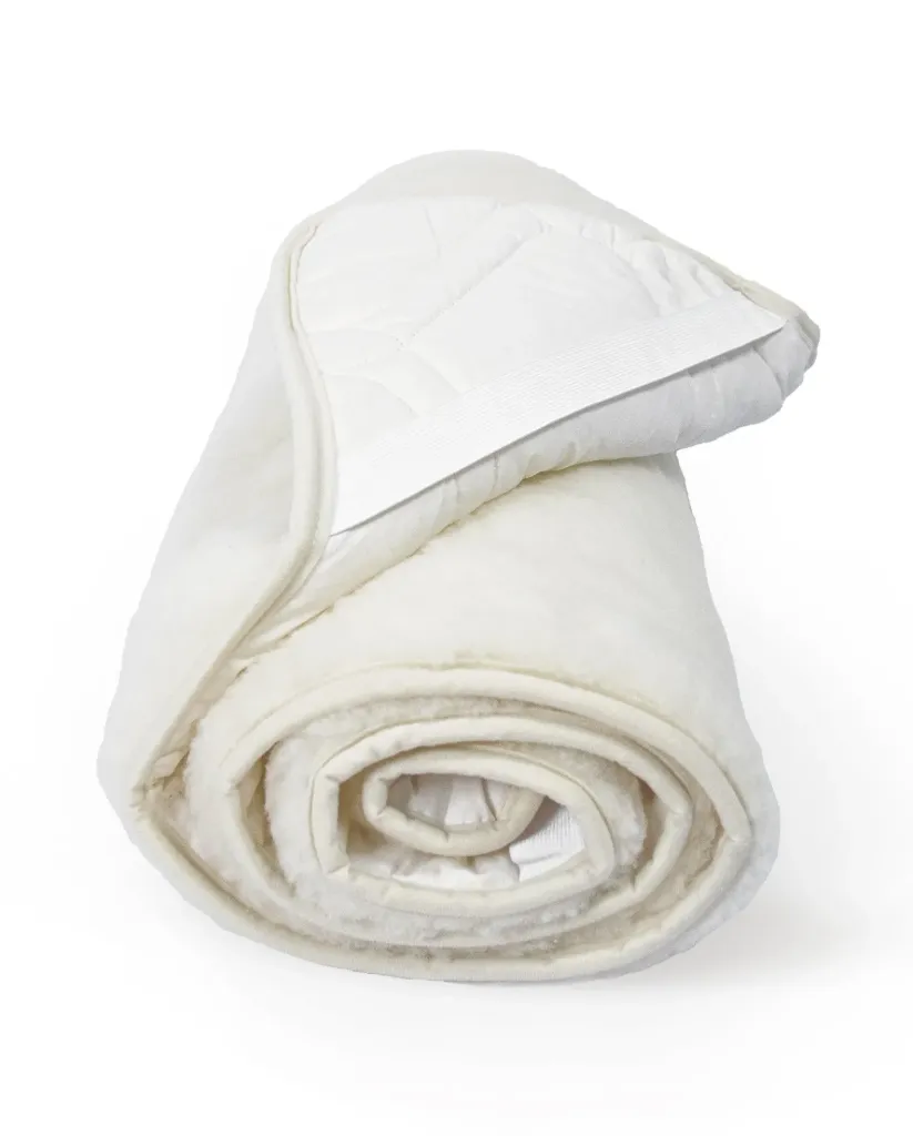 Wool yoga mat cover